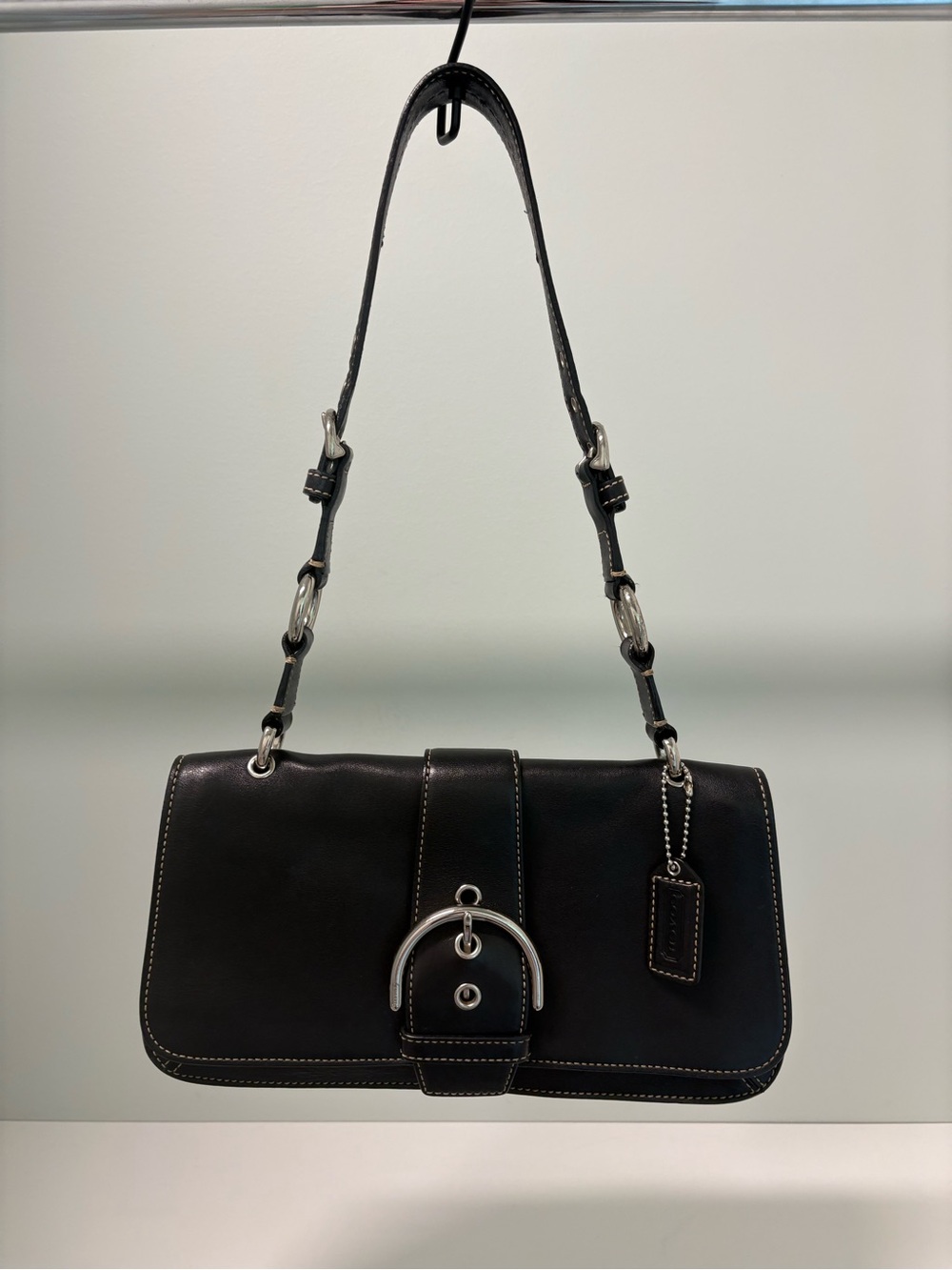 Coach 9739 RARE Vintage Soho Buckle Flap Shoulder Bag